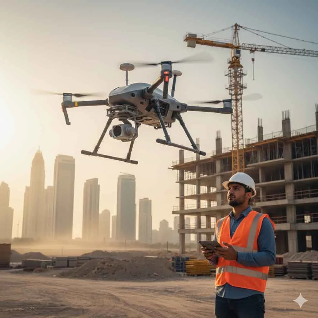 Advanced surveying technology and equipment.