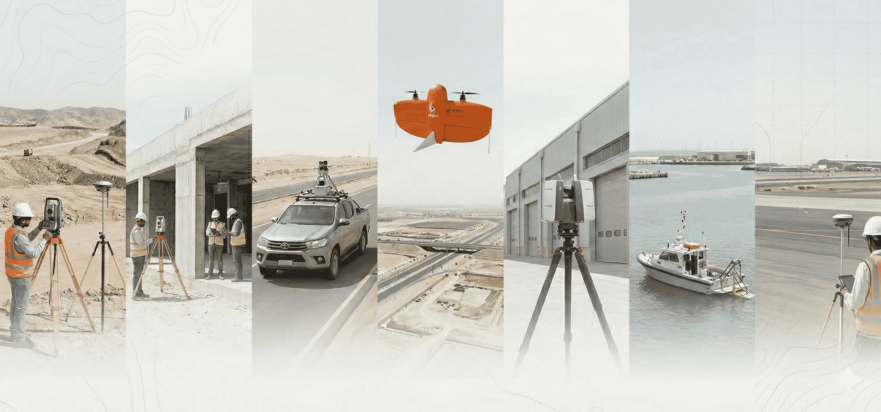 Al Warqa surveying services background